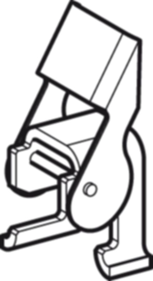Geberit Duofix Systemschienen-Klammer