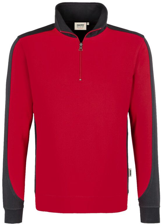 Zip Poloshirt-Contrast Performance