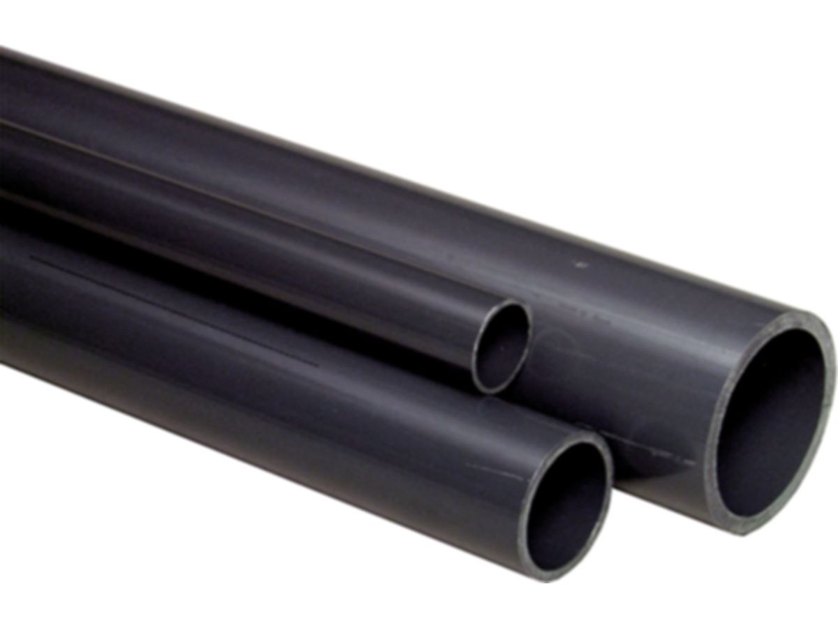 Rohr PVC-U grau SDR13.6  d50x3.7/5000mm - Serie S6.3 Nenndruck PN16
