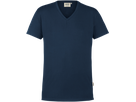 V-Shirt Stretch Gr. 3XL, tinte - 95% Baumwolle, 5% Elasthan, 170 g/m²