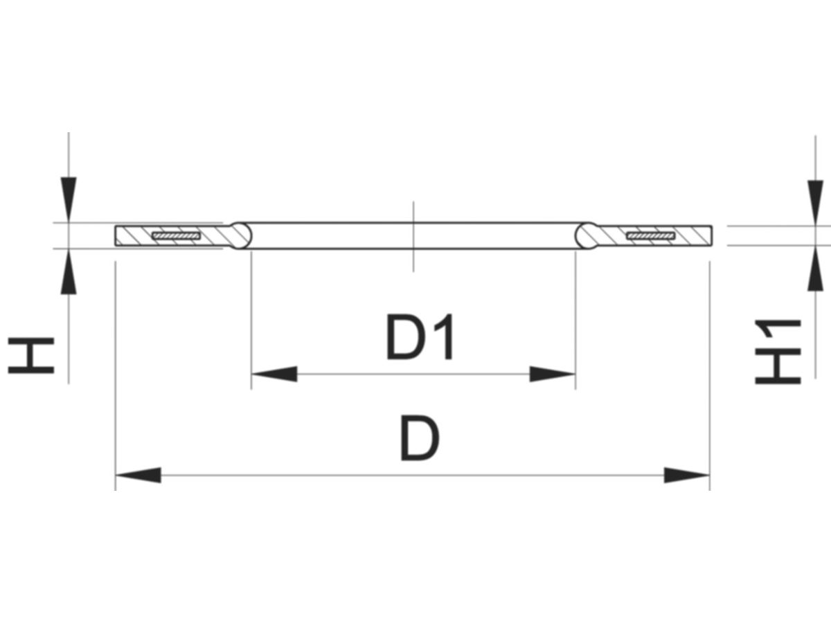 Flanschdichtungen zu PP-Flansch NR - DN 150, d 160-180 mm  PN 10-40