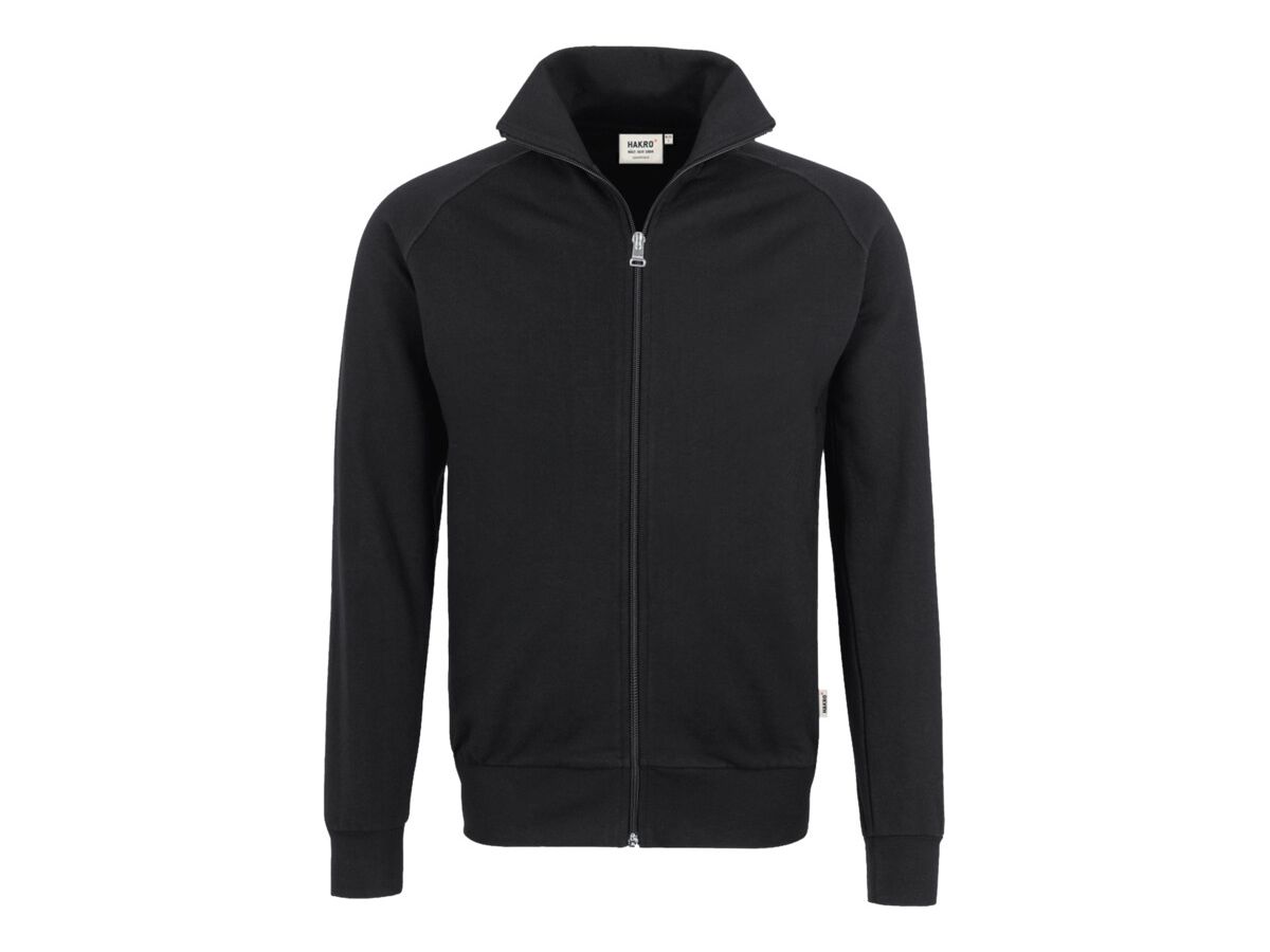 Sweatjacke College Sportlicher Raglan- - Schnitt 70% Baumw. 30% Polyest.300 g /m²