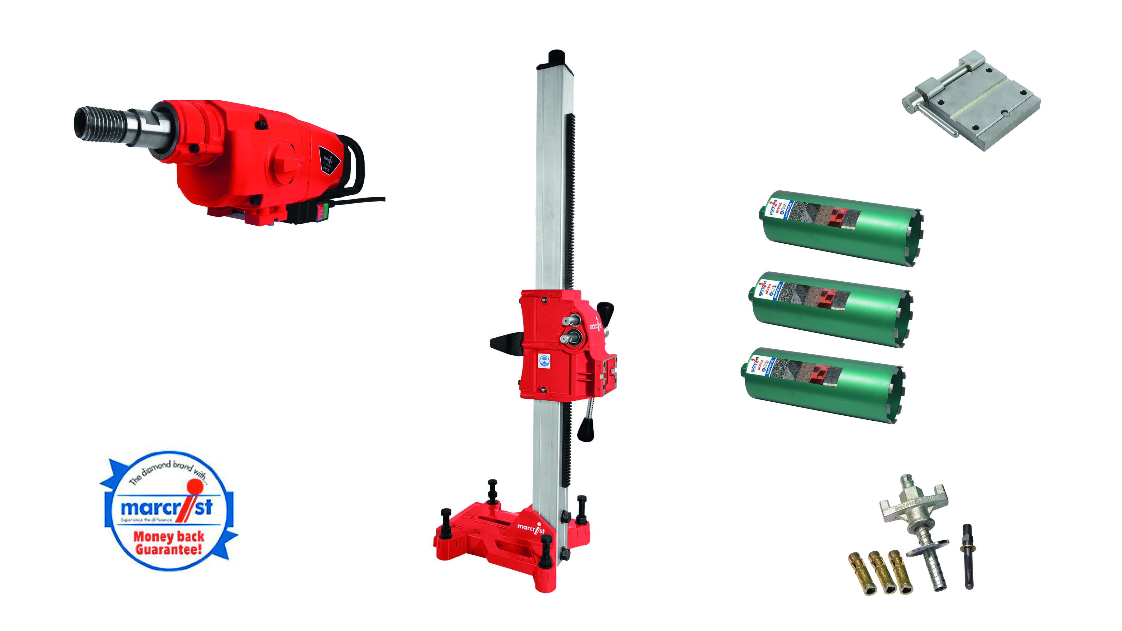 Diamantbohrset DDM300-WCU350 - Marcrist