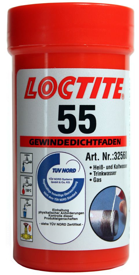 Gewindedichtfaden Loctite 55 - 160 m