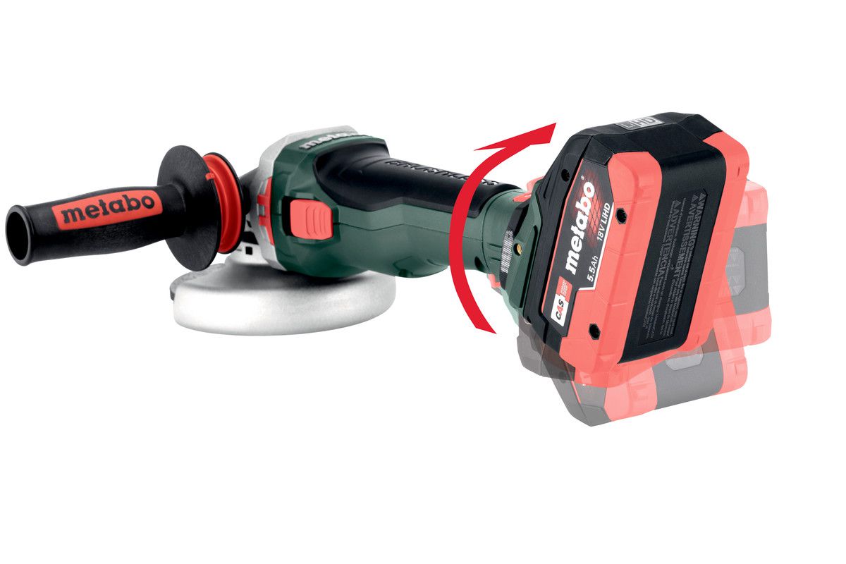 Akku-Winkelschleifer Metabo WB18 LTXBL - 15-125 Quick, im metaBOX