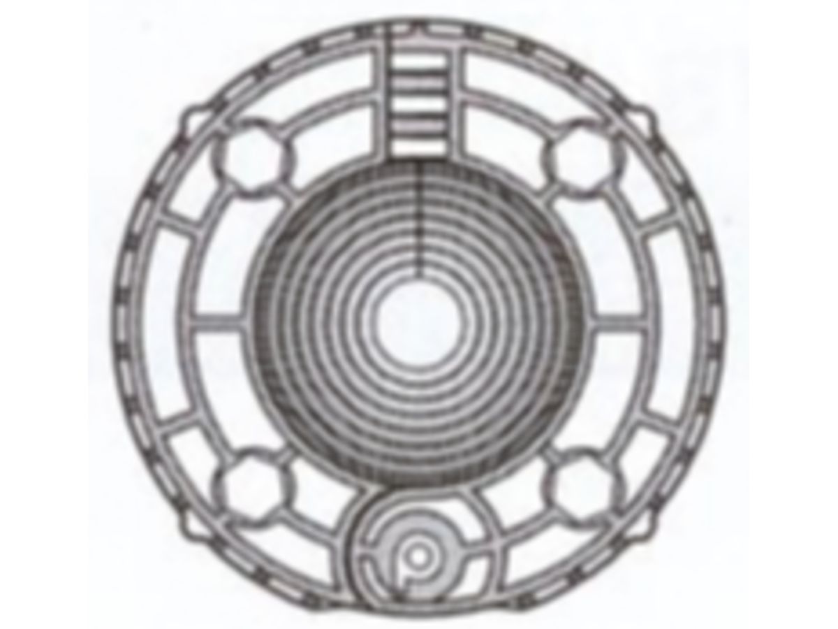 Dichteinsatz aufklappbar PLASSON DN 100 - für Rohre 15-50mm