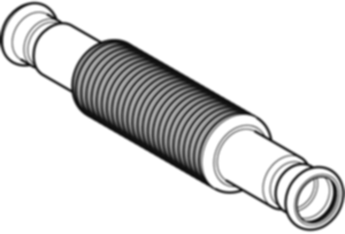 MPF-Axialkompensator Inox - mit Pressmuffen