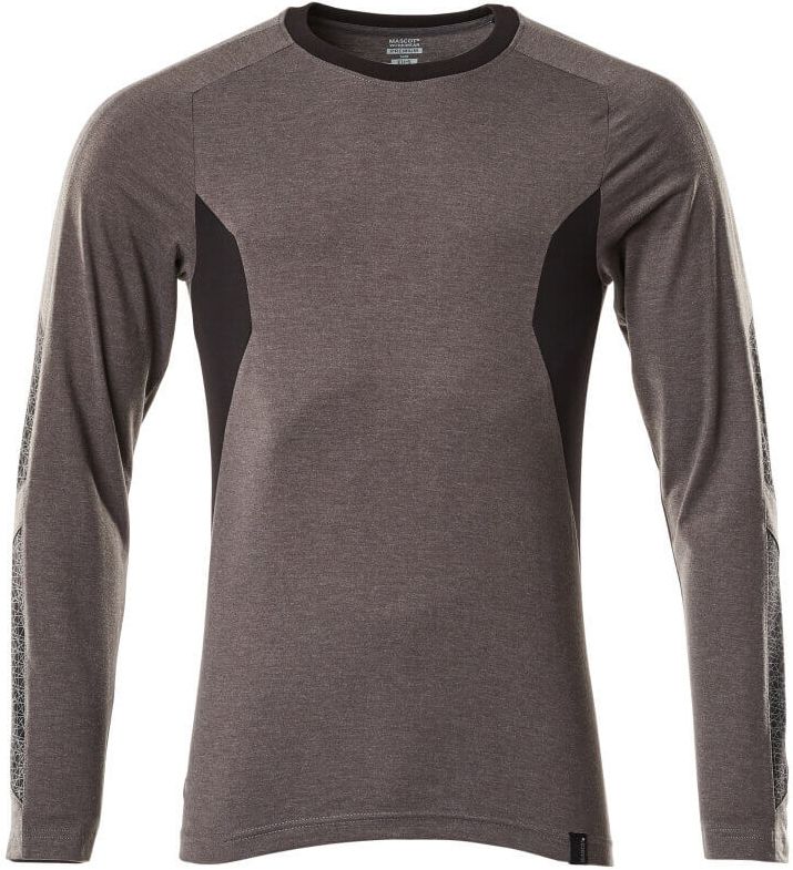 T-Shirt langarm, Modern Fit - 60% CO/40% PES, 195 g/m²