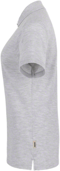 Damen-Poloshirt Classic M ash meliert - 98% Baumwolle, 2% Viscose