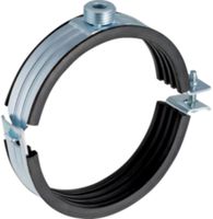 Silent Rohrschelle mit Dämmeinlage - M10 x 1/2"