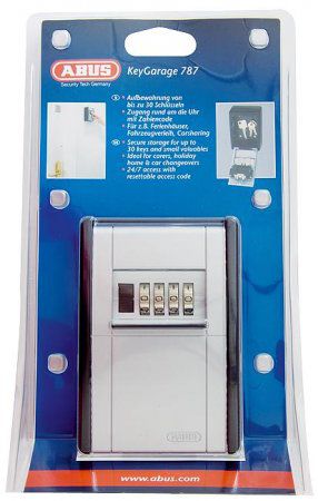 Schlüsselsafe ABUS 787 - grau-schwarz, zahlenschloss