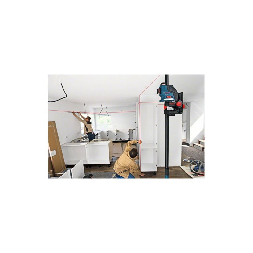 Linienlaser Bosch GLL 3-80 + Alkaline - in L-Boxx