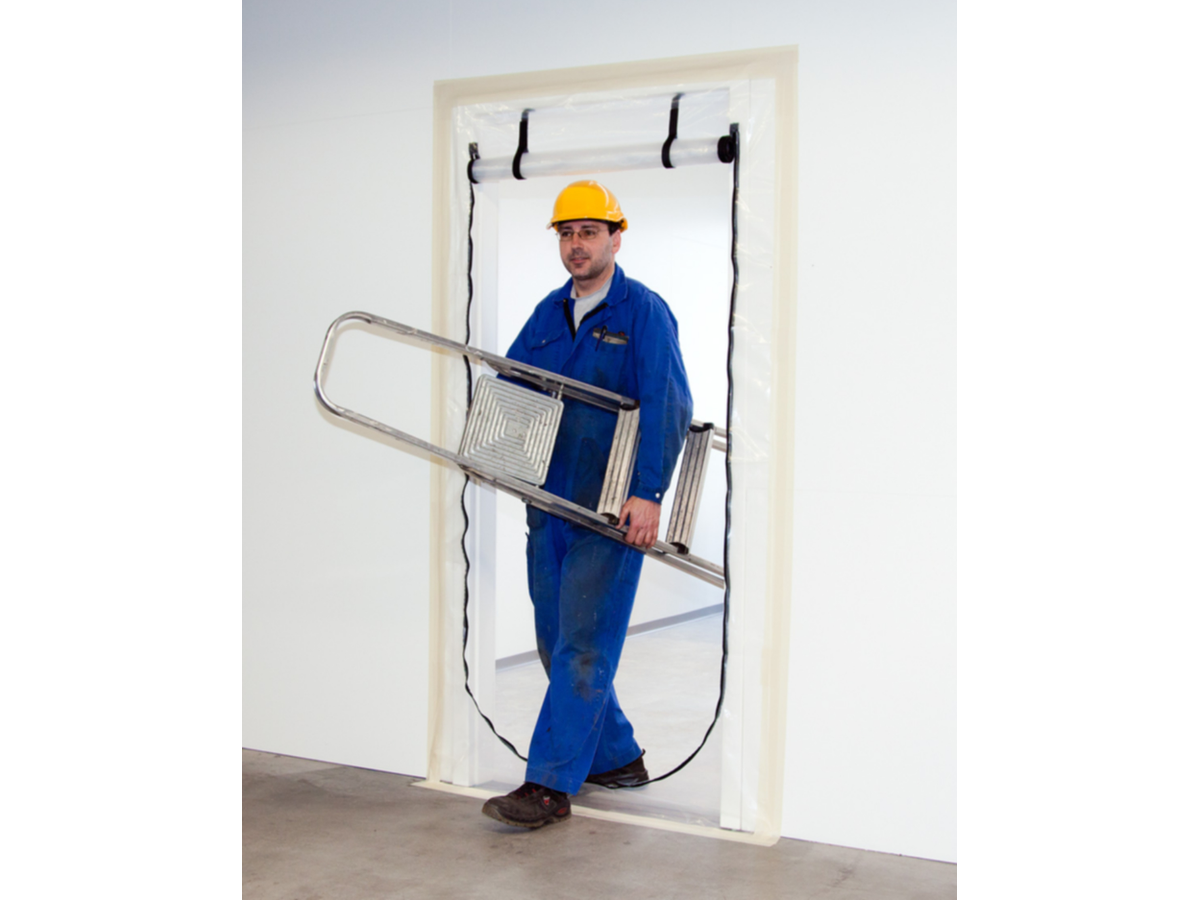 Folientür Zip Door Typ U - Höhe von 2.1 m bis Breite 1.1 m geeignet