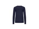 HAKRO Damen Pullover, Gr. 3XL - Farbe: tinte, Premium Baumwolle