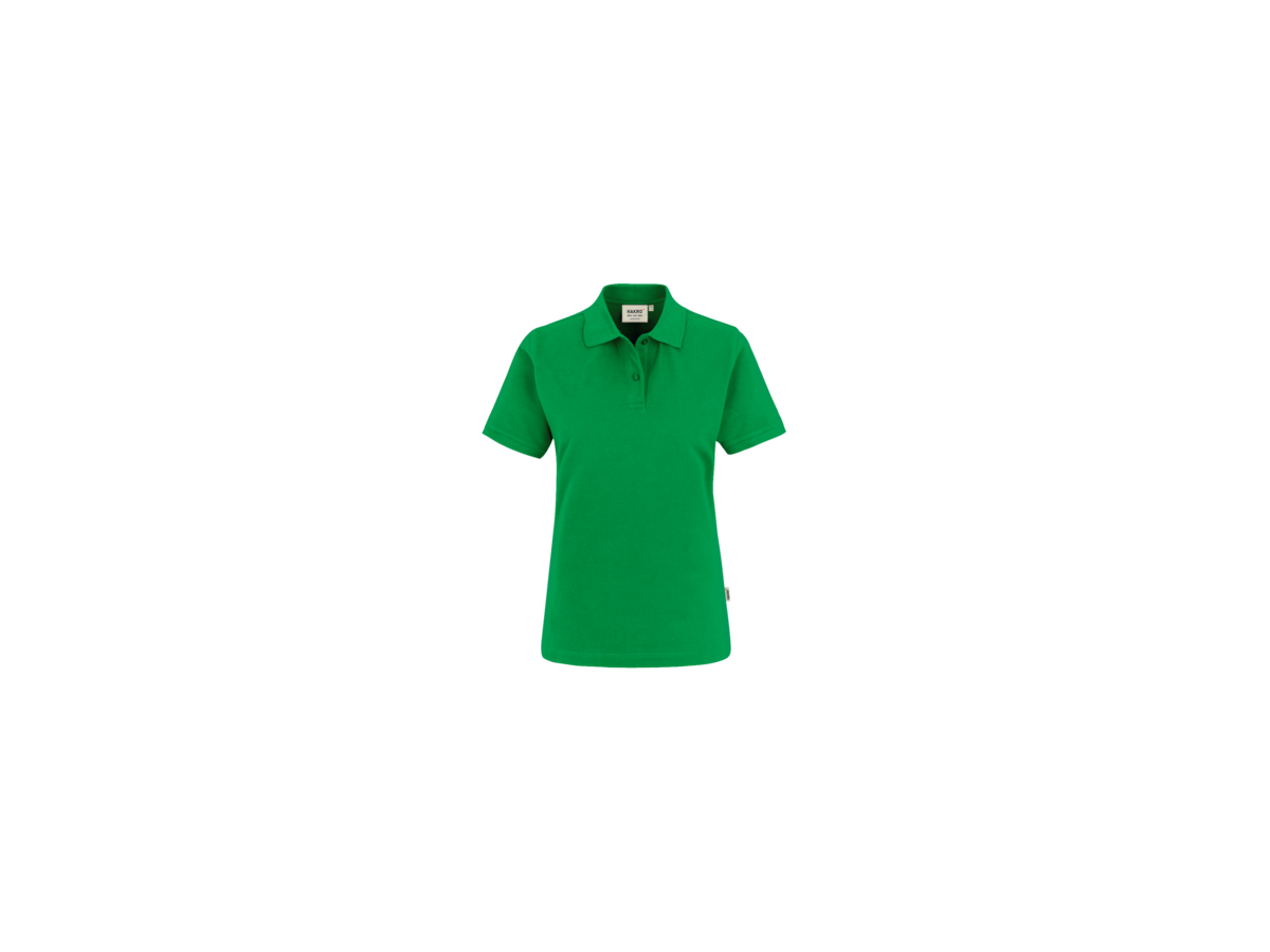 Damen-Poloshirt Top Gr. L, kellygrün - 100% Baumwolle, 200 g/m²