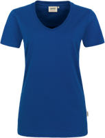 Damen-V-Shirt Perf. 2XL ultramarinblau - 50% Baumwolle, 50% Polyester, 160 g/m²
