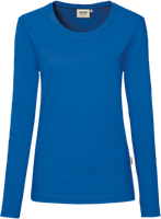 Damen-Longsleeve Perf. 2XL royalblau - 50% Baumwolle, 50% Polyester, 190 g/m²