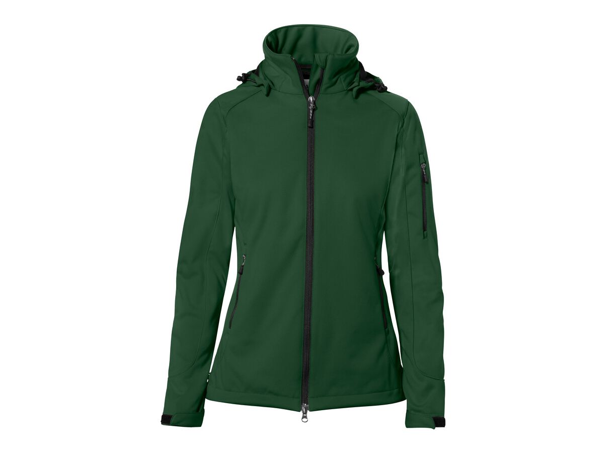 Damen Softshelljacke Alberta, Gr. XS - tanne