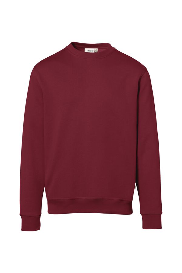 Sweatshirt Bio-Baumwolle GOTS Gr. XS - weinrot,85% Baumwolle (Bio),15% Poly.rec