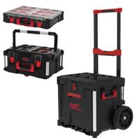PACKOUT Starter-SET 3  3-teilig - Milwaukee, Trolley Koffer mit Schublade