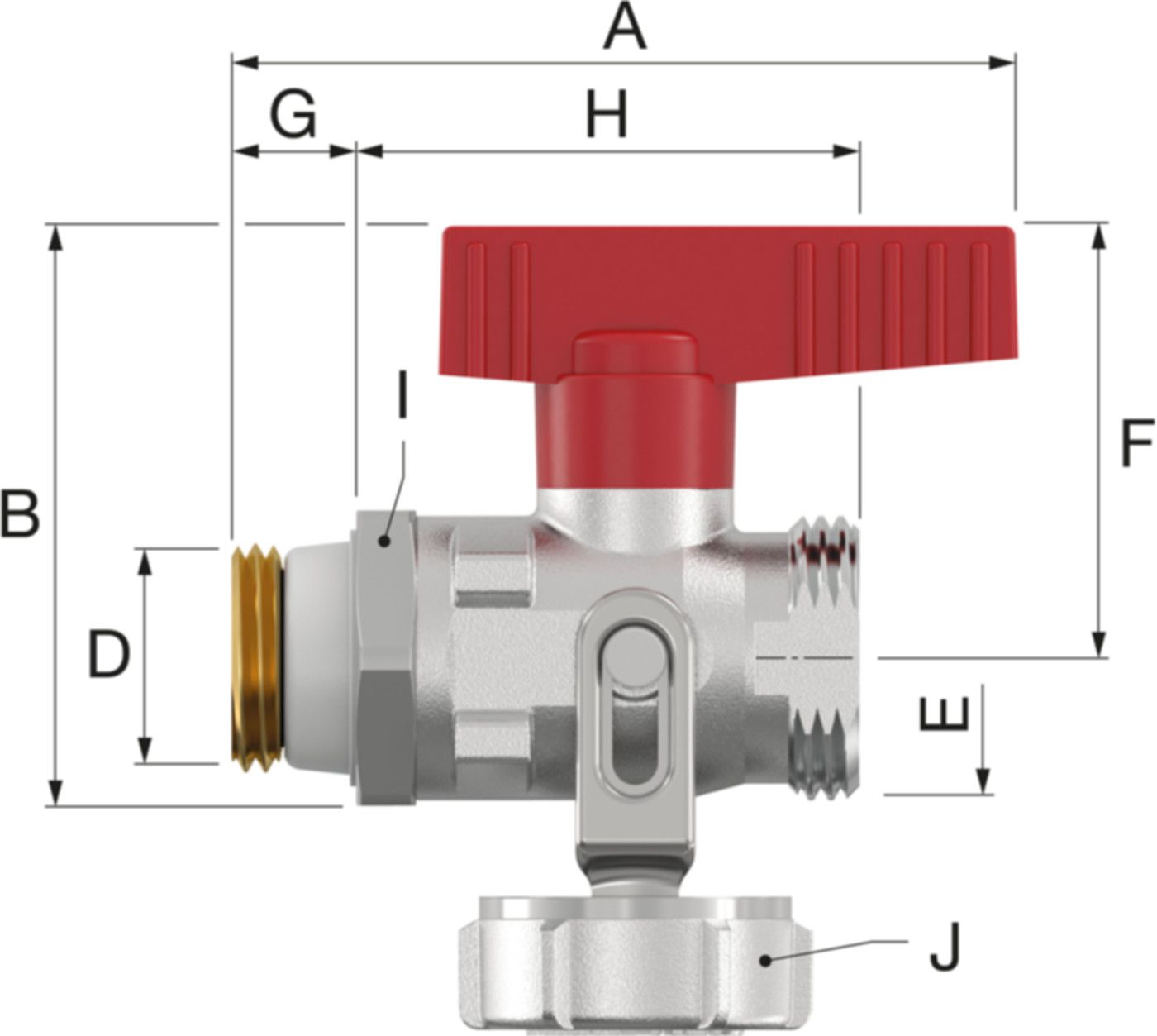 Entleerhahn Simplex-KFE Heizung/Sanitär - mit AG