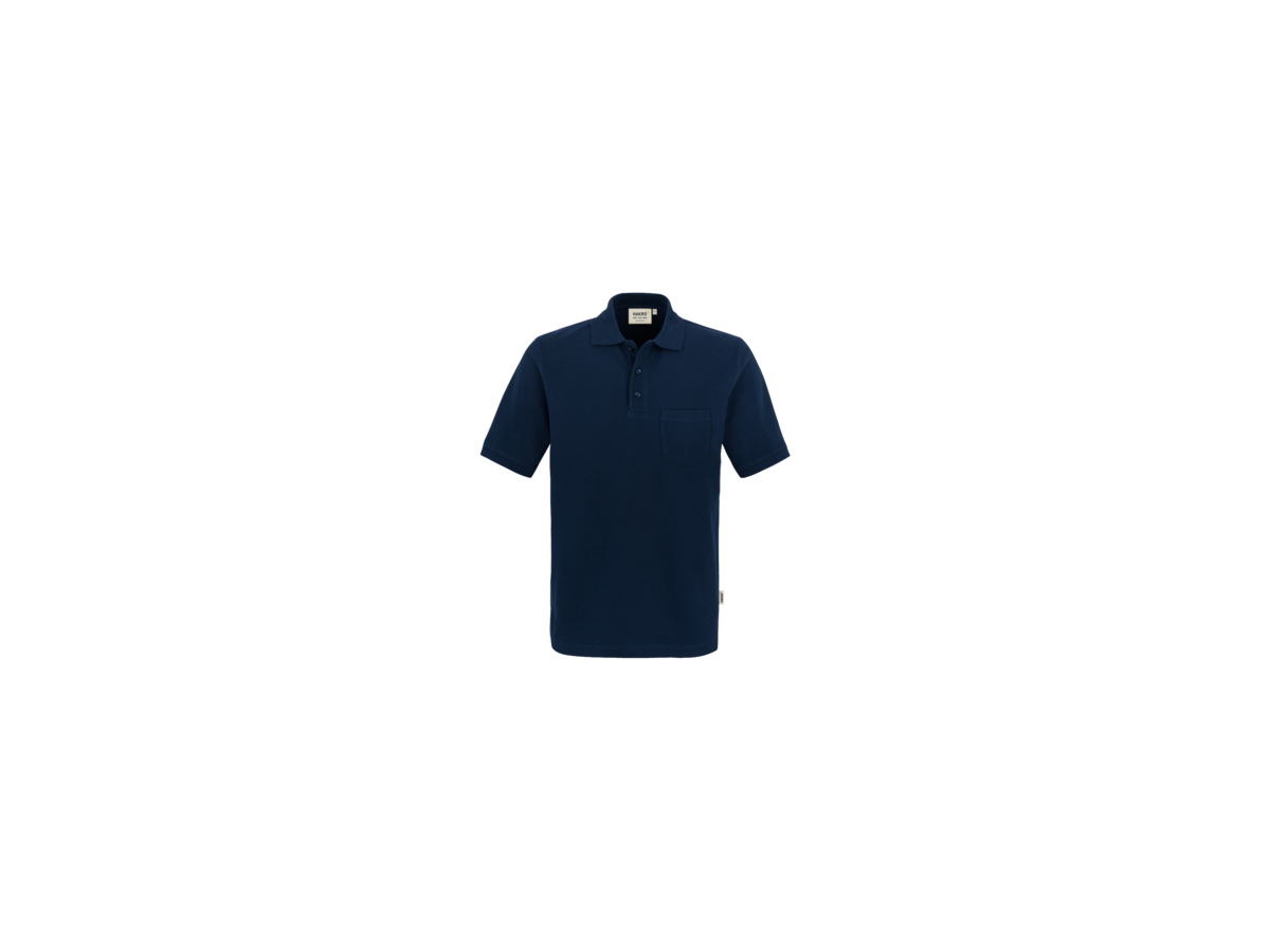 Pocket-Poloshirt Top Gr. S, tinte - 100% Baumwolle, 200 g/m²