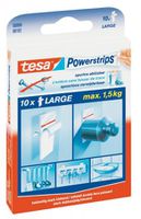 Powerstrips TESA Large 58000, 2 kg - sicherer und starker Halt, 10 Stk.