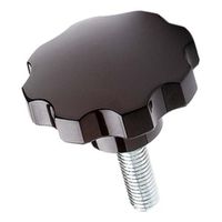 Sterngriffe Elesa VC.254 p - Duroplast schwarz