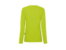 Damen-Longsleeve Performance Gr. S, kiwi - 50% Baumwolle, 50% Polyester, 190 g/m²