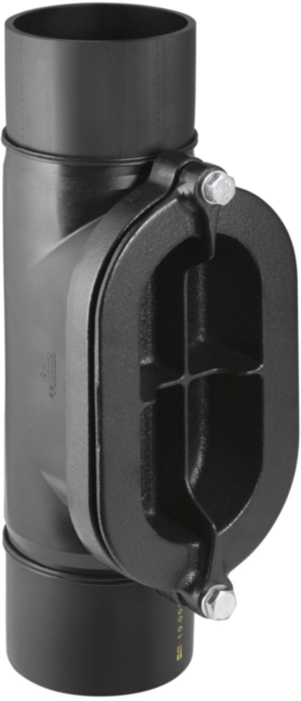 Geberit PE Putzstück 90° - Verschlusskappe PP