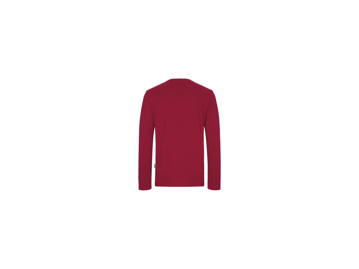 Longsleeve Performance Gr. 6XL, weinrot - 50% Baumwolle, 50% Polyester, 190 g/m²
