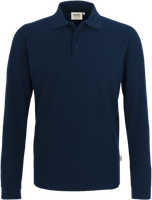 Longsleeve-Poloshirt Classic 2XL tinte - 100% Baumwolle, 220 g/m²