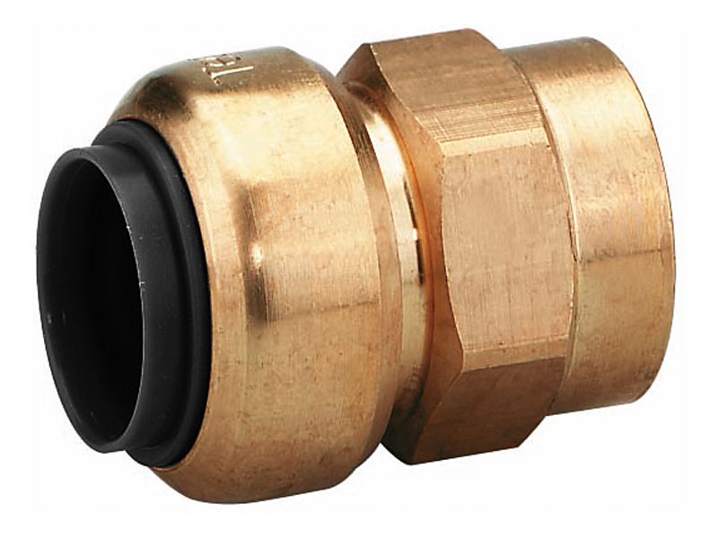 Aufschraub-Steckverbinder 18 mm - mit Innengewinde 1/2"