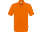 Pocket-Poloshirt Perf. Gr. 4XL, orange - 50% Baumwolle, 50% Polyester, 200 g/m²