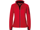 Damen-Light-Softshelljacke Sidney S rot - 100% Polyester, 170 g/m²