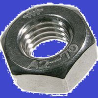 Sechskantmuttern 0,8 d INOX A2 DIN 934