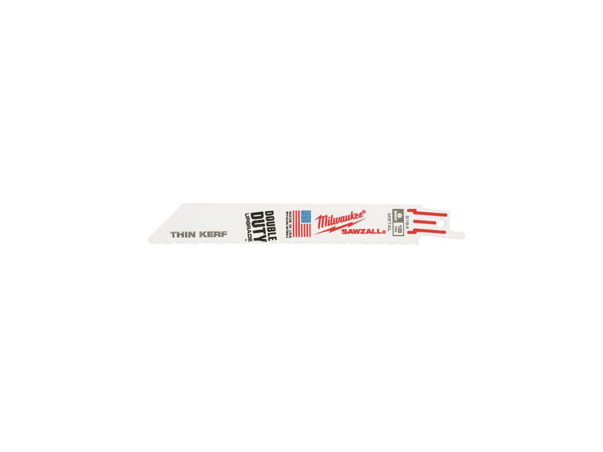 Säbelsägeblatt Milwaukee THIN KERF - 300x1.4mm, 18Z, 1.5-8mm Stahl / 5er