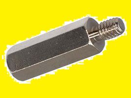 Distanzhalter Sechskant mit Innen- und - Aussengewinde Messing vernickelt