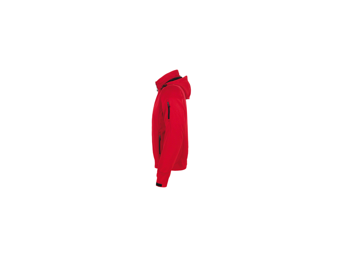 Softshelljacke Ontario Gr. XL, rot - 100% Polyester