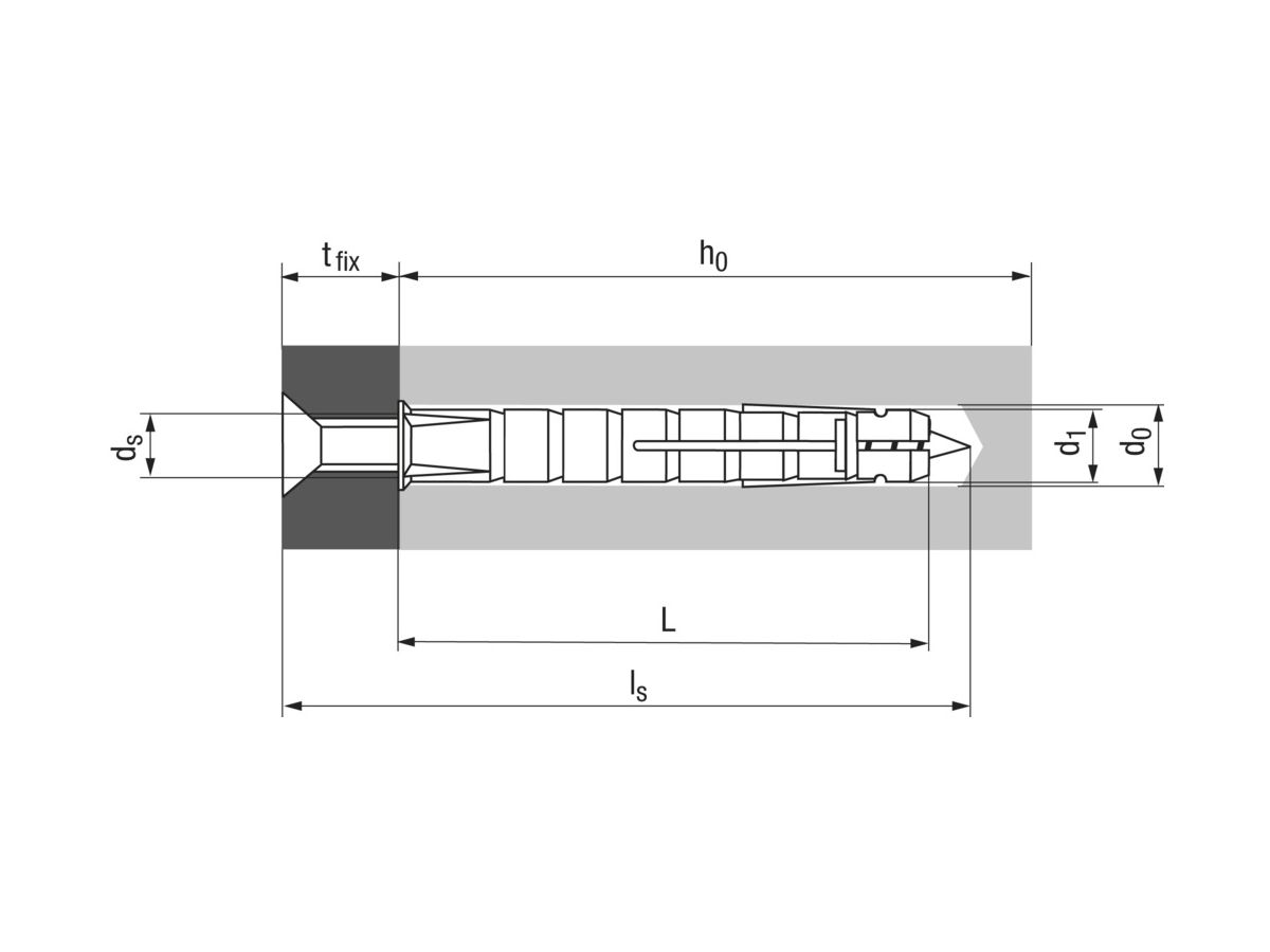 Parallel-Spreizdübel TOX Bizeps