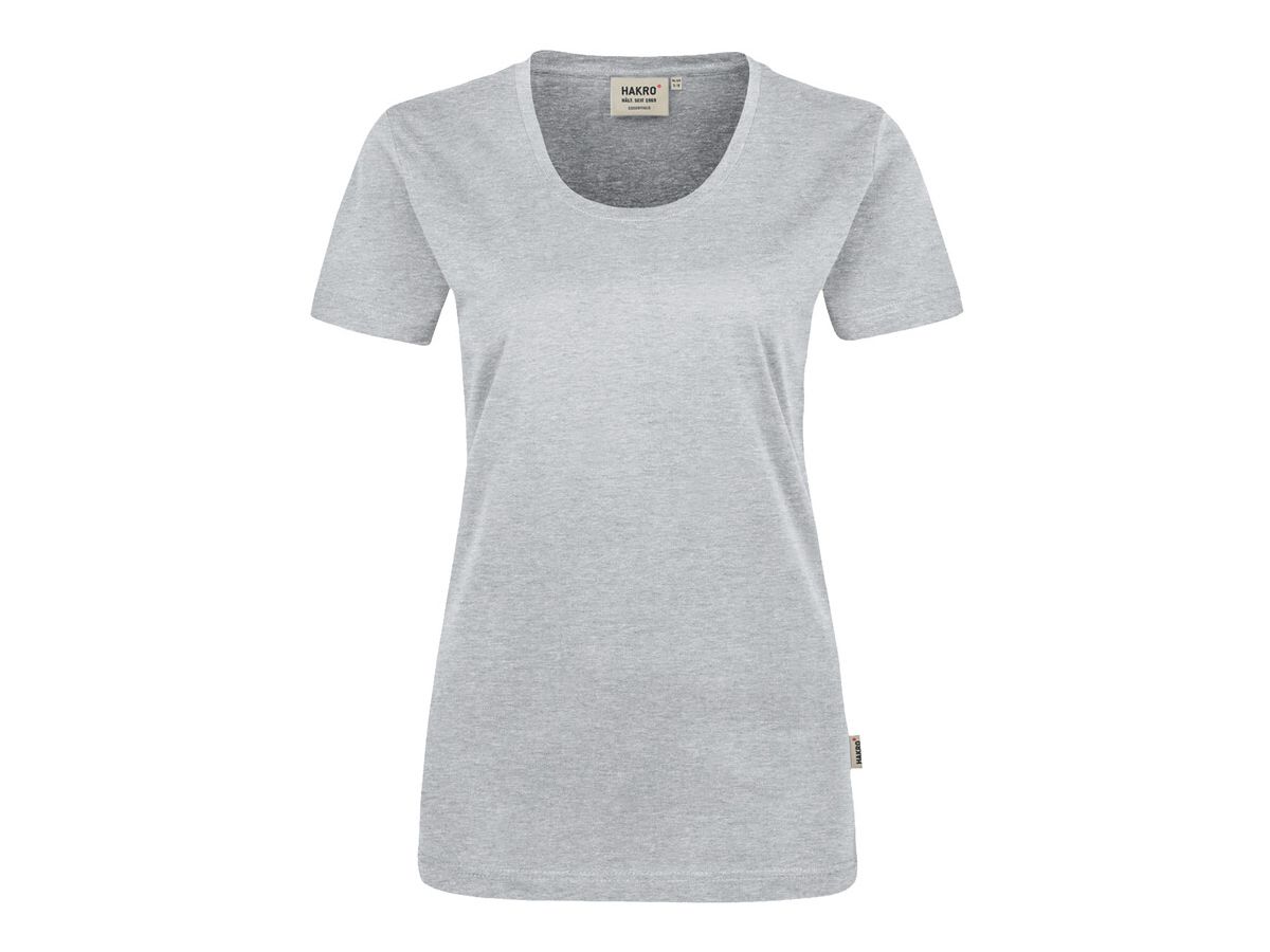 Damen T-Shirt Classic, Gr. XL - ash meliert