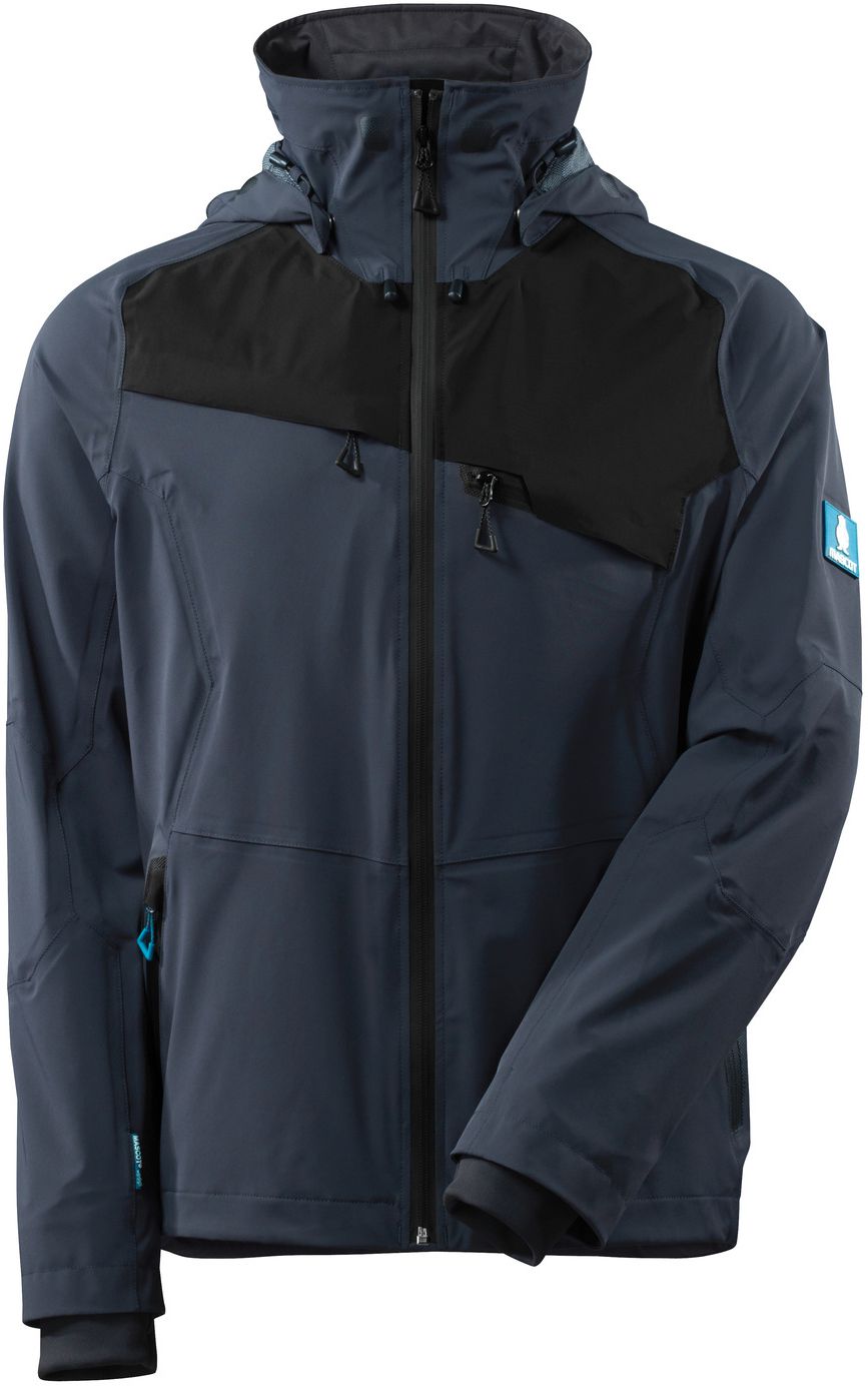 Hard Shell Jacke geringes Gewicht - wasserdicht, 87% PA / 13% EL, 200 g/m2