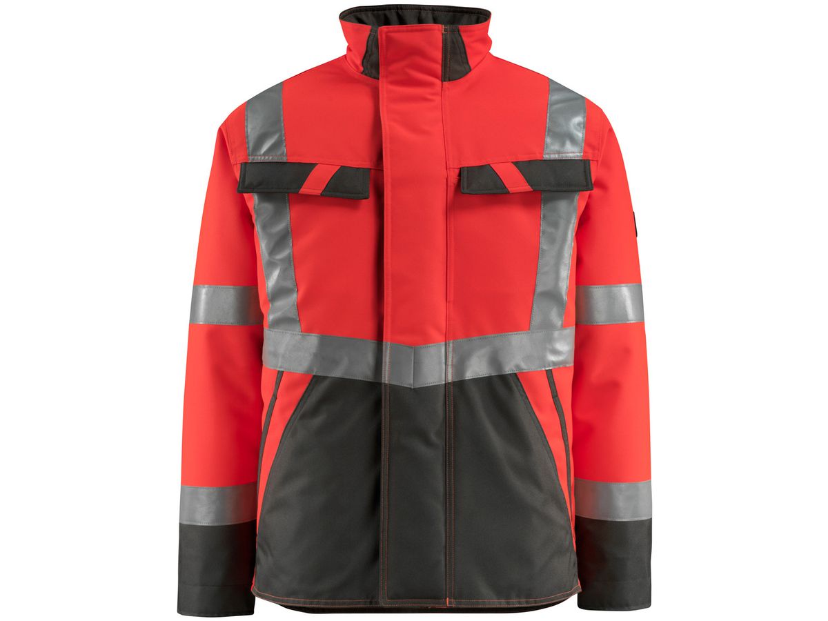 Penrith Pilotjacke rot/dunkelanthrazit - Grösse S, 100% Polyester, 190 g/m²