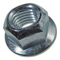 Sicherungsmuttern mit Flansch Ganzmetall - St.8 verz. blau chromat. ISO7044 DIN6927