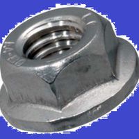 6-kt Mu Flansch~DIN 6923verzahnt A4 M3 - Pak à 100 Stk