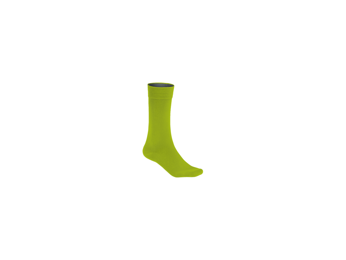 Socken Premium Gr. L, kiwi - 85% Baumwolle, 12% Polya. u. 3% Elasthan