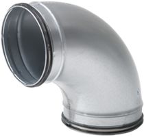 Spiralrohrbogen 90°