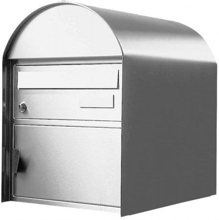 Briefkasten Airolo HUBER Chromstahl - BxHxT 302x412x408 mm