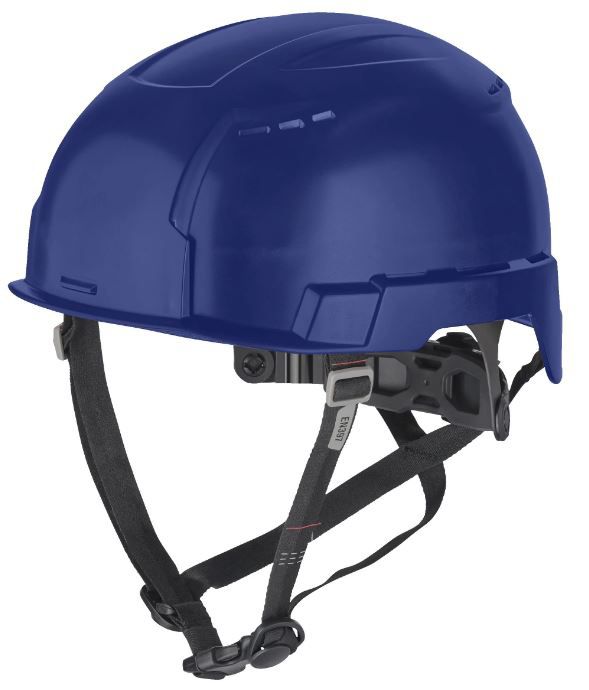 Kunststoffhelm BOLT 200 blau belüftet - Milwaukee, Industriekletterhelm