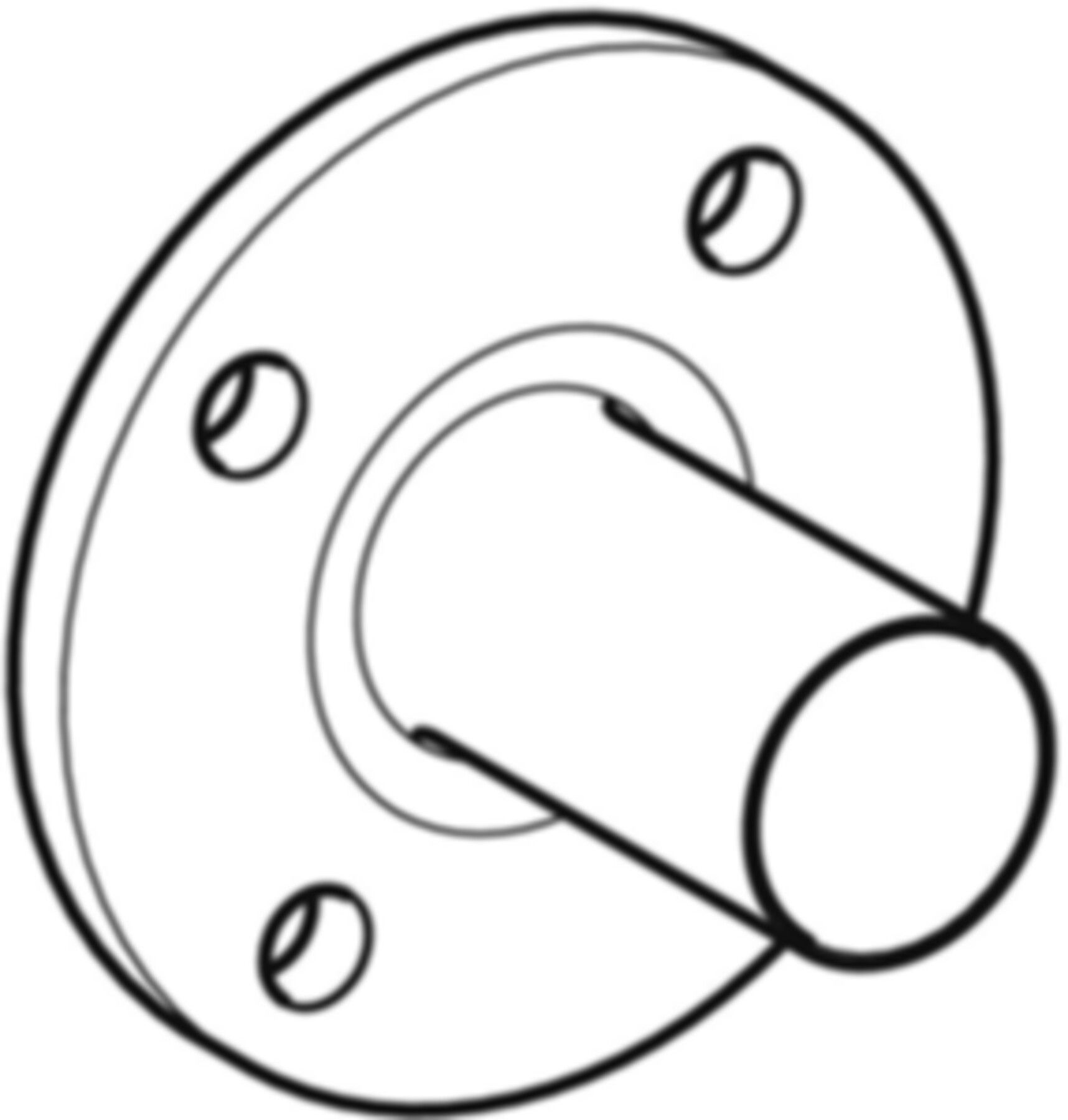 MPF-Flansch mit Steckende 88.9 mm - DN 80, PN 10/16
